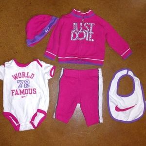 Girls 3-6 months Nike Top Pants Outfit